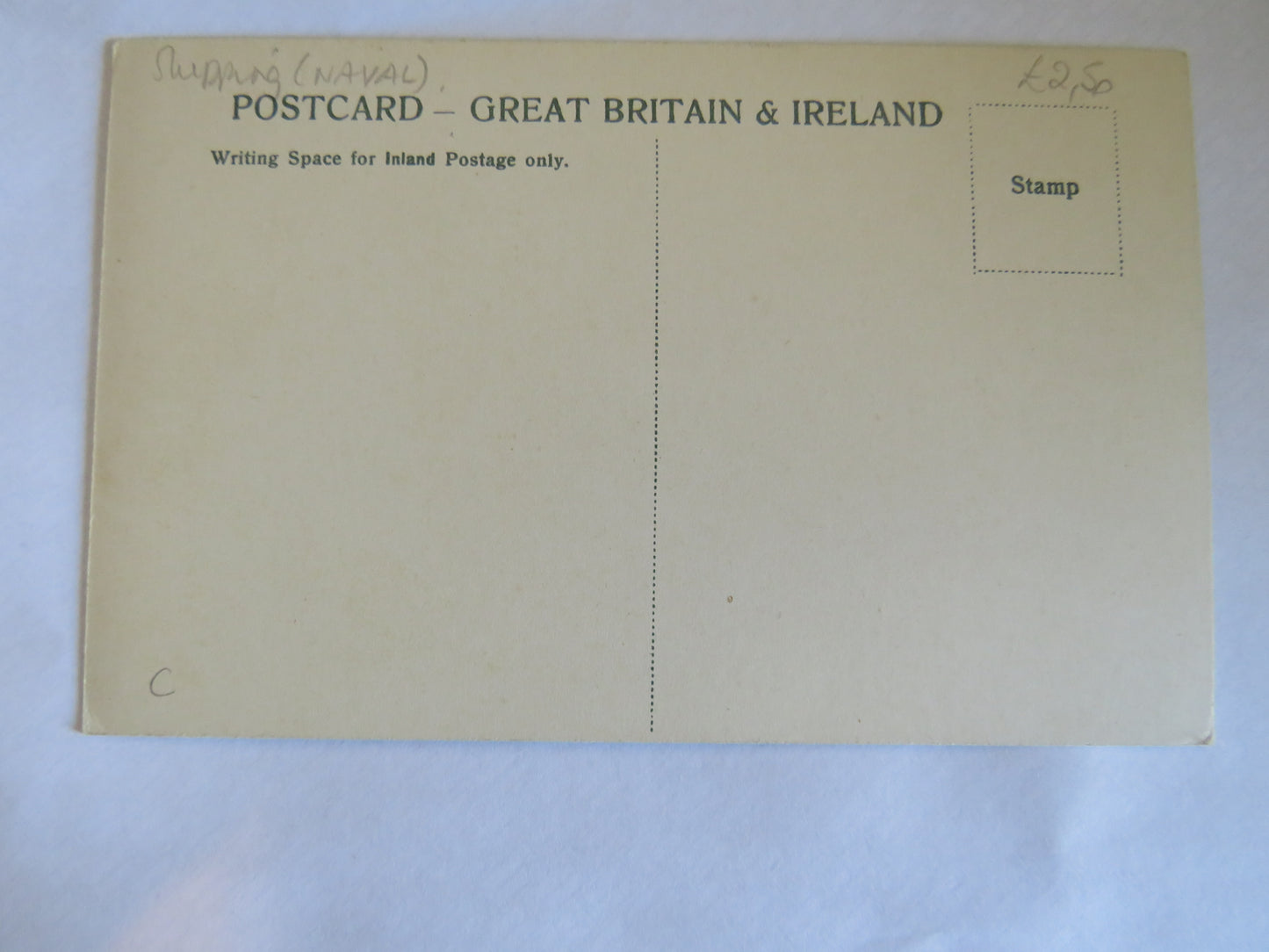 Vintage Warship Postcard of H.M.S. "Drake" Armoured Cruiser