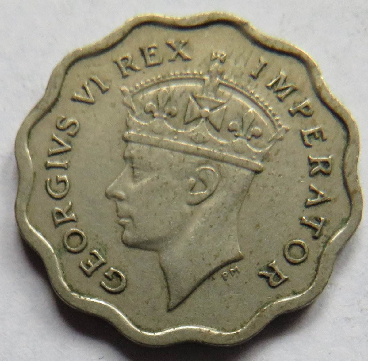 1938 King George VI Cyprus 1/2 Piastre Coin
