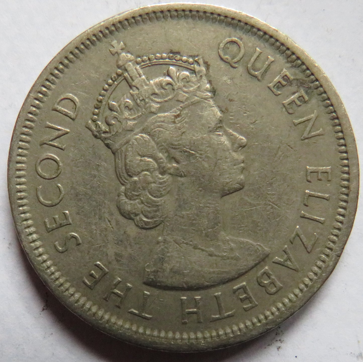 1960 Hong Kong One Dollar Coin