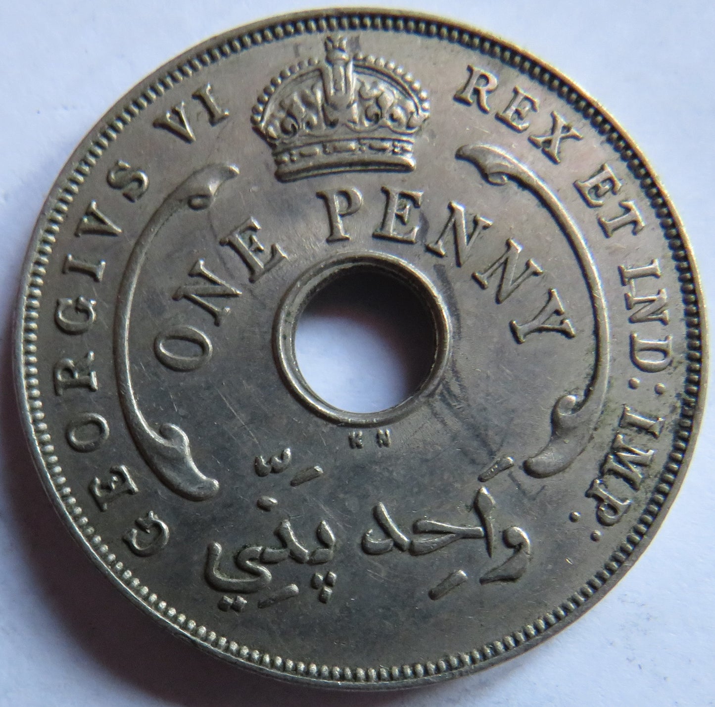 1937-KN British West Africa One Penny Coin
