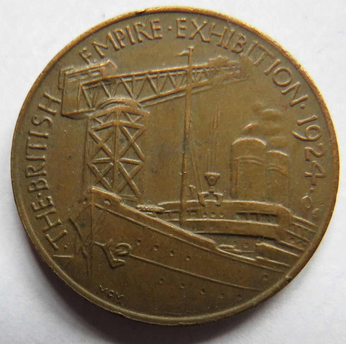 1924 British Empire Exhibition Medal - Commerce and Industry