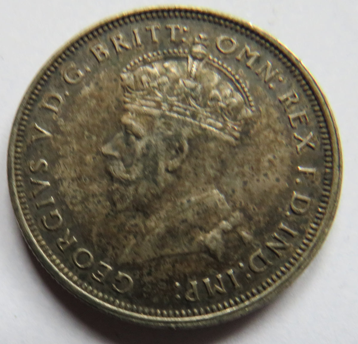 1927 King George V Australia Silver Florin Coin - Parliament House