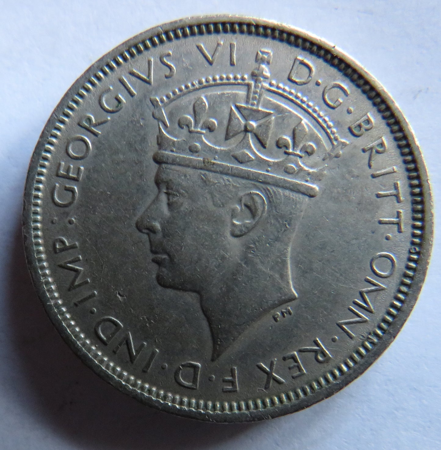 1938-H King George VI British West Africa Threepence Coin