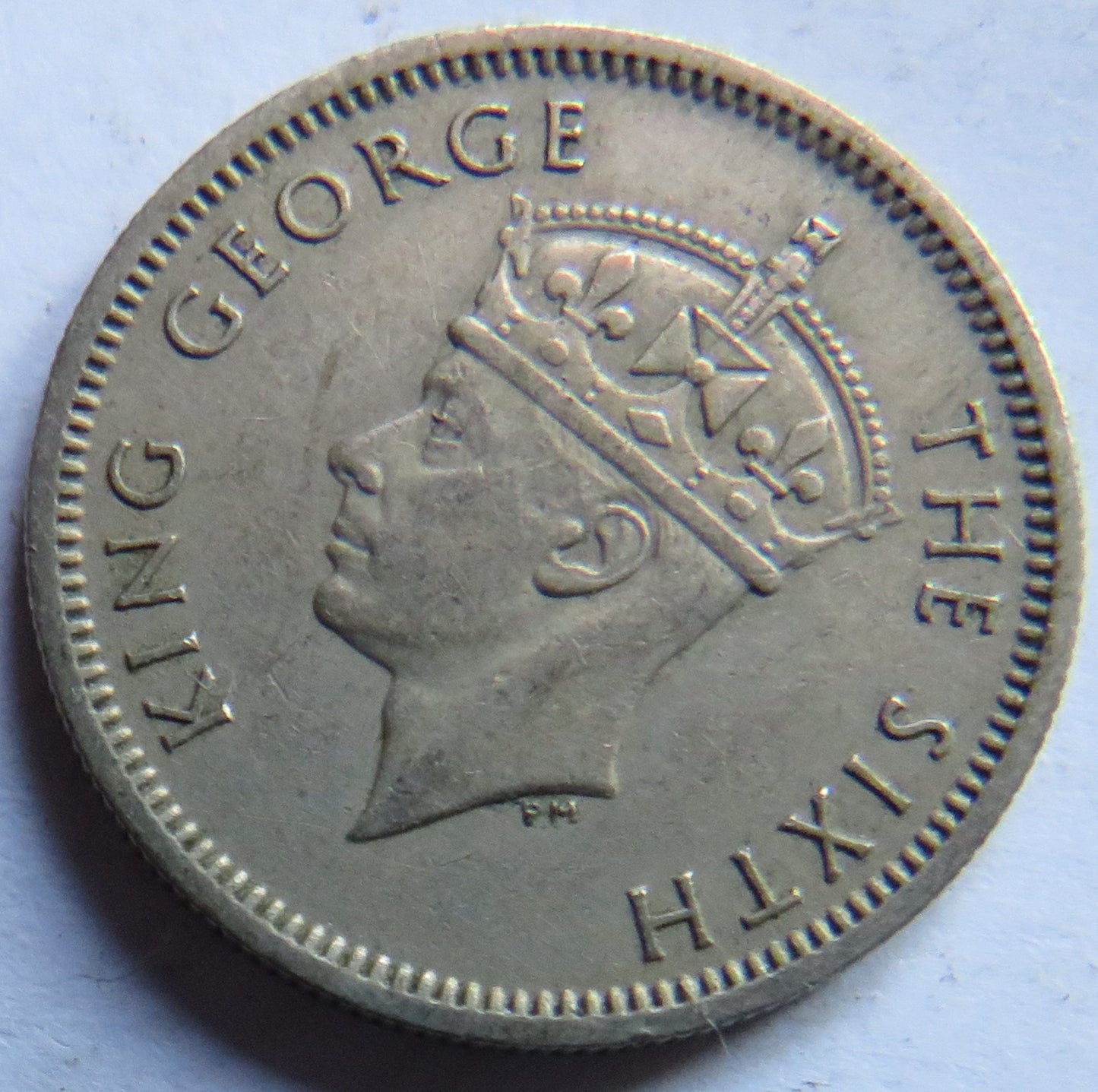 1951 King George VI Southern Rhodesia Sixpence Coin