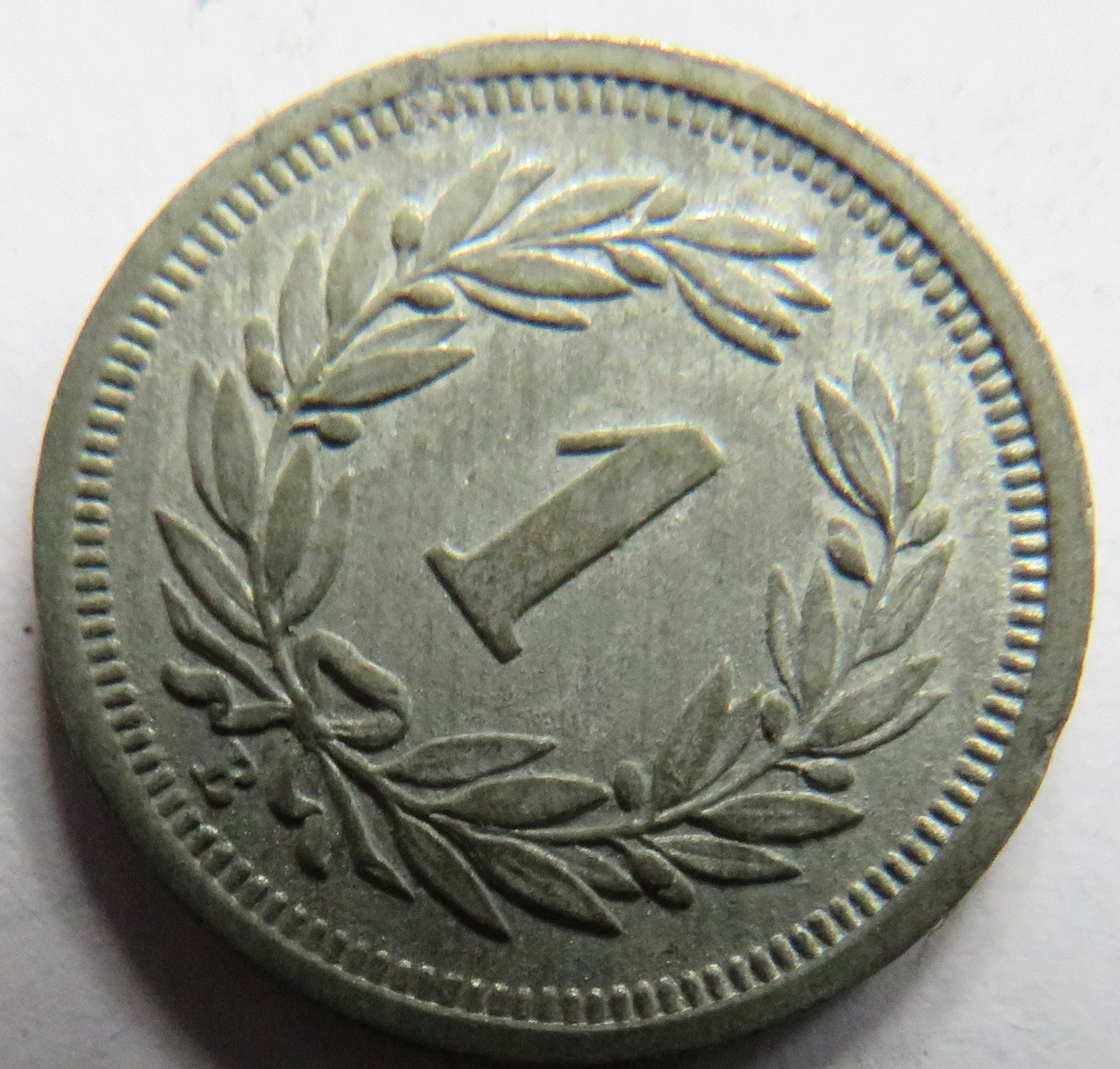 1946 Switzerland One Rappen Coin
