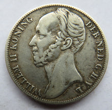 Load image into Gallery viewer, 1847 Netherlands Silver One Gulden Coin
