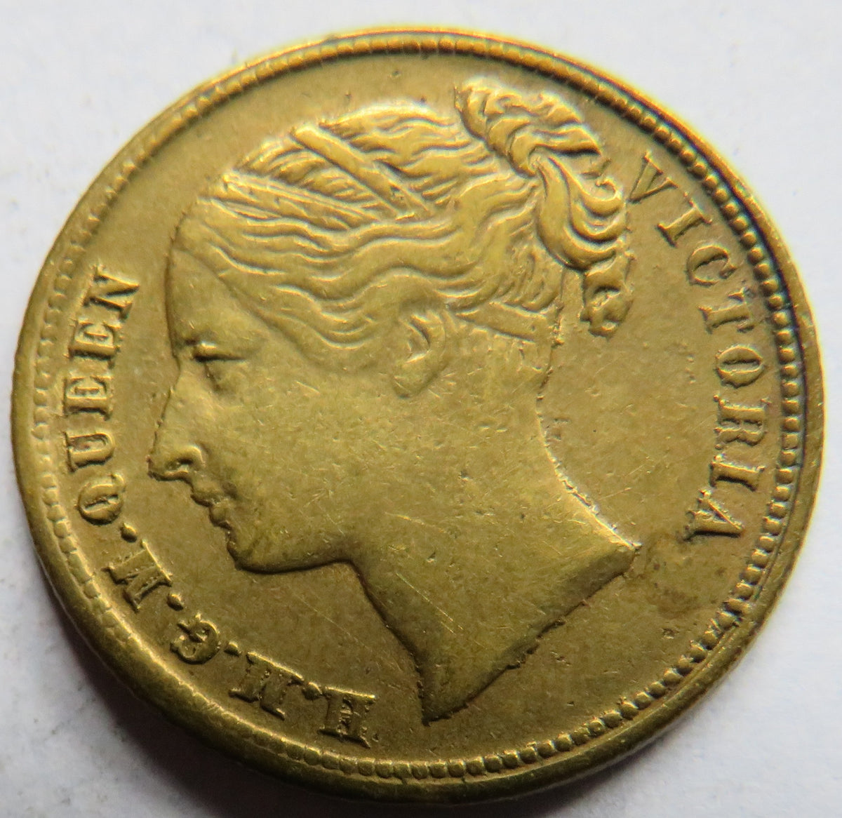 1859 Queen Victoria "To Hannover" Gaming Token "Cumberland Jack"