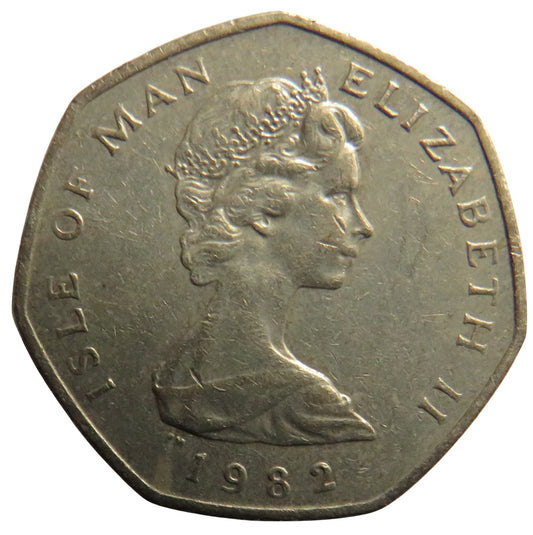 1982 Isle of Man 20p Twenty Pence Coin