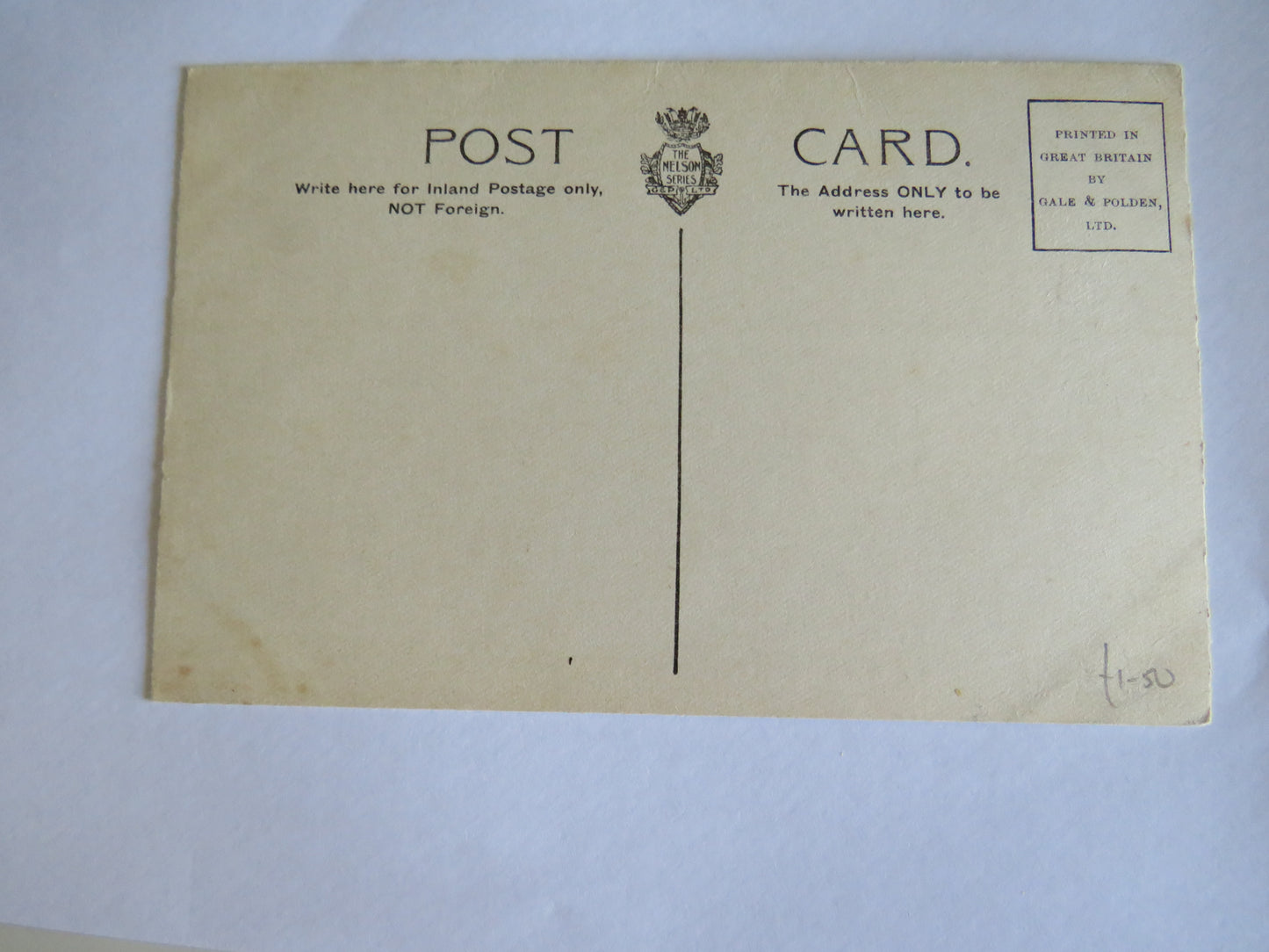 Antique Postcard of H.M.S. Prince George, Battleship, 15,000 Tons
