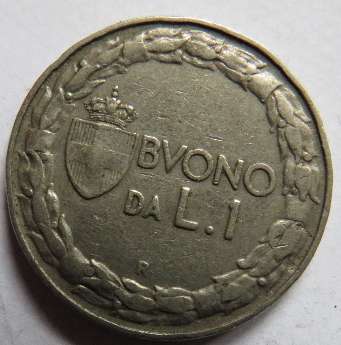 1928 Italy One Lira Coin