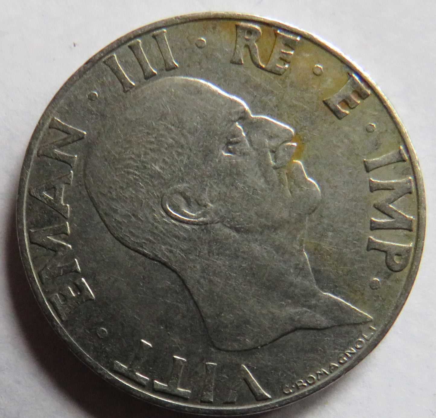 1941 Italy 50 Centesimi Coin