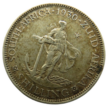 Load image into Gallery viewer, 1930 King George V South Africa Silver Shilling Coin
