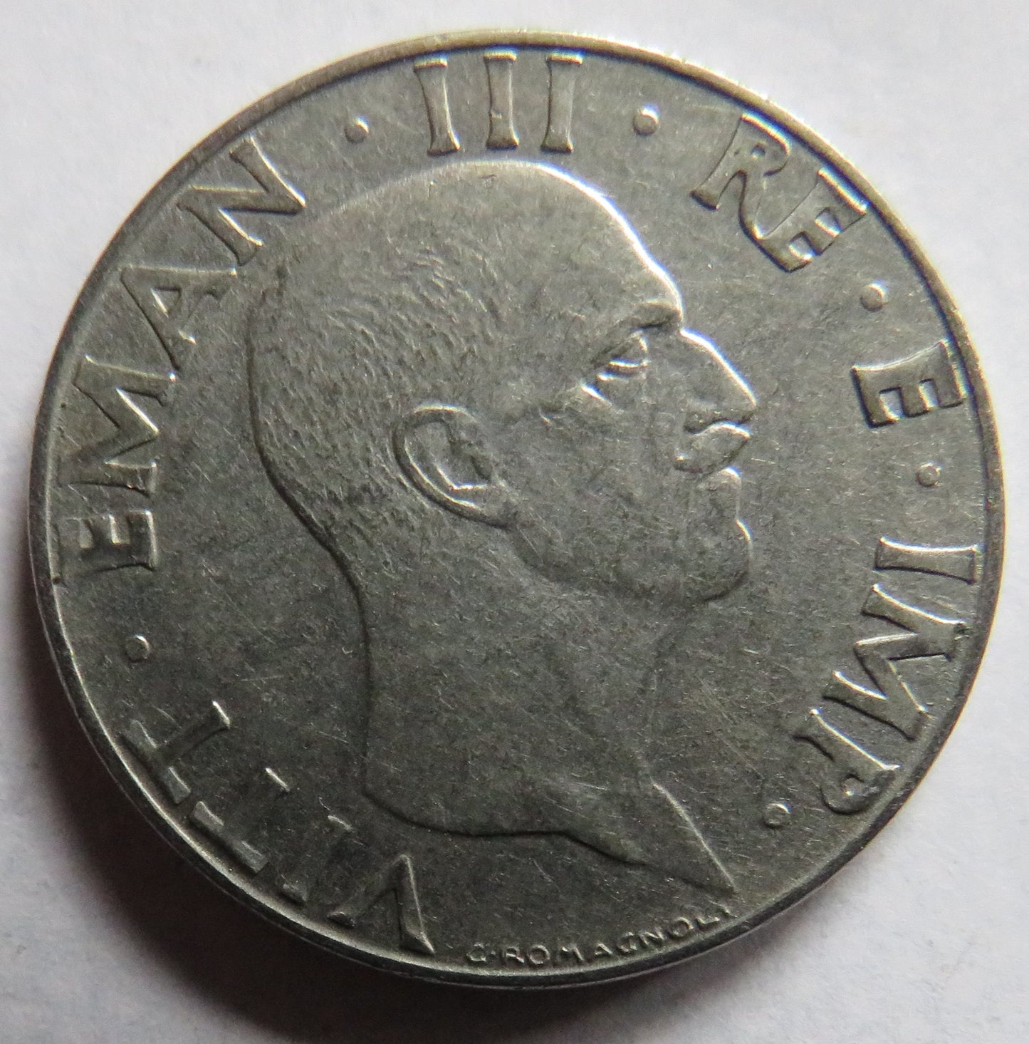1940 Italy 50 Centesimi Coin
