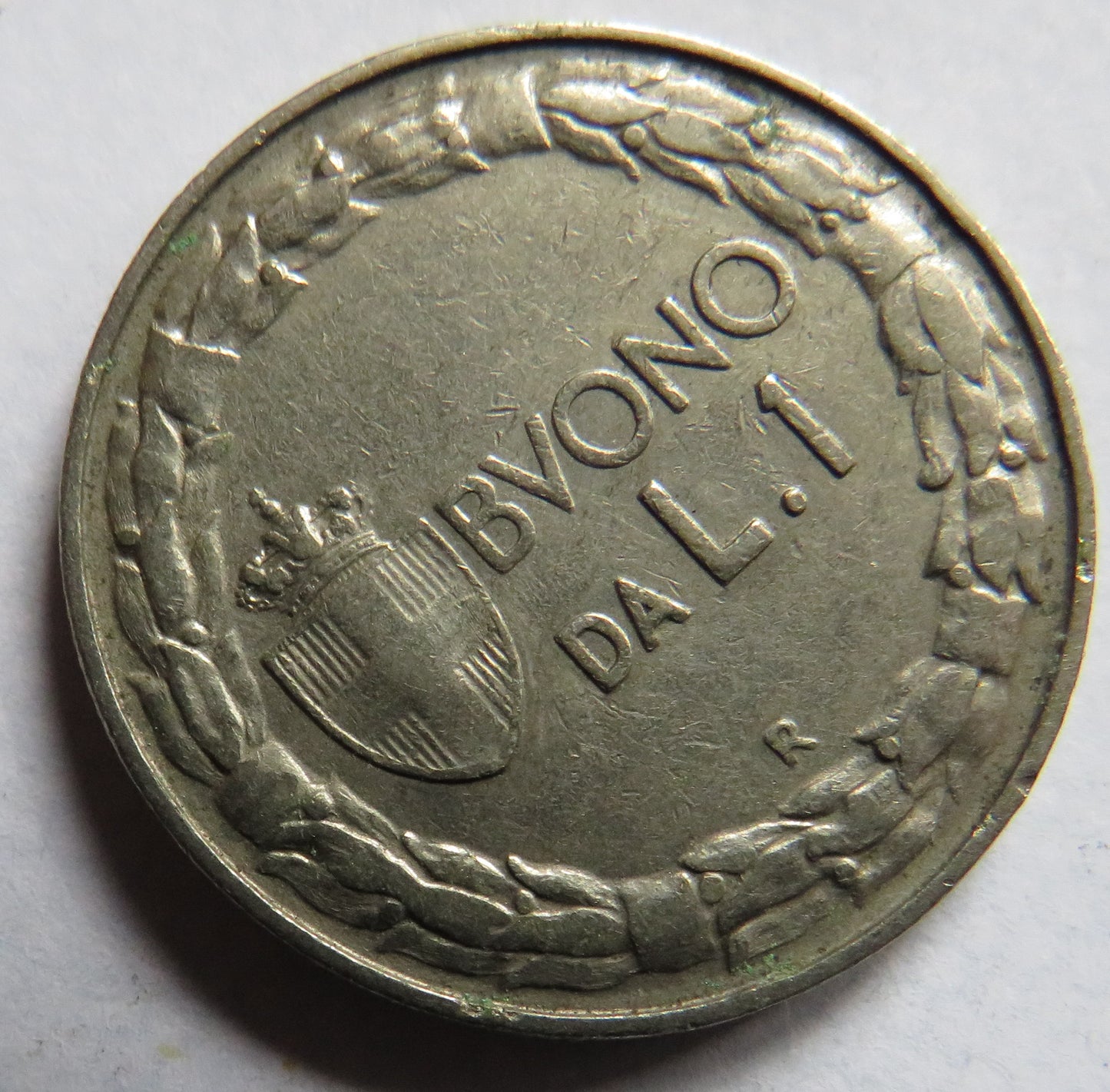 1923 Italy One Lira Coin