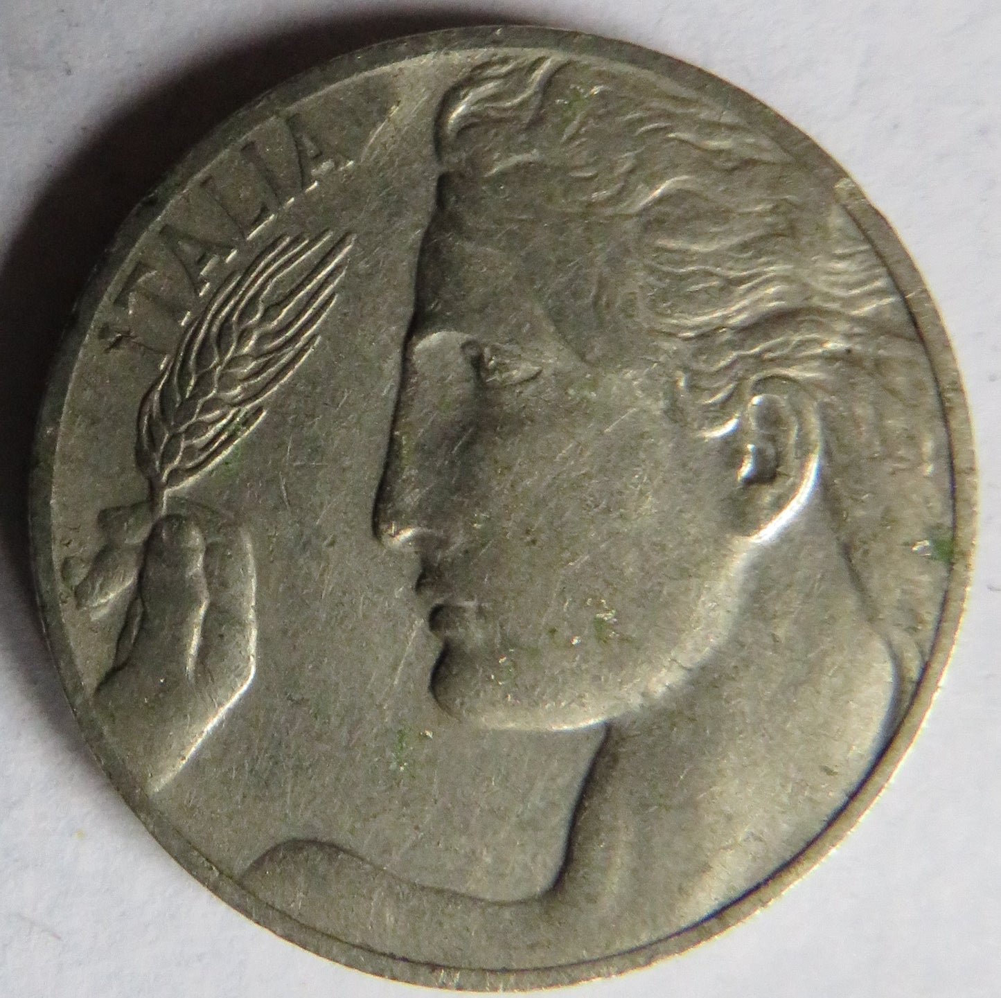 1914 Italy 20 Centesimi Coin