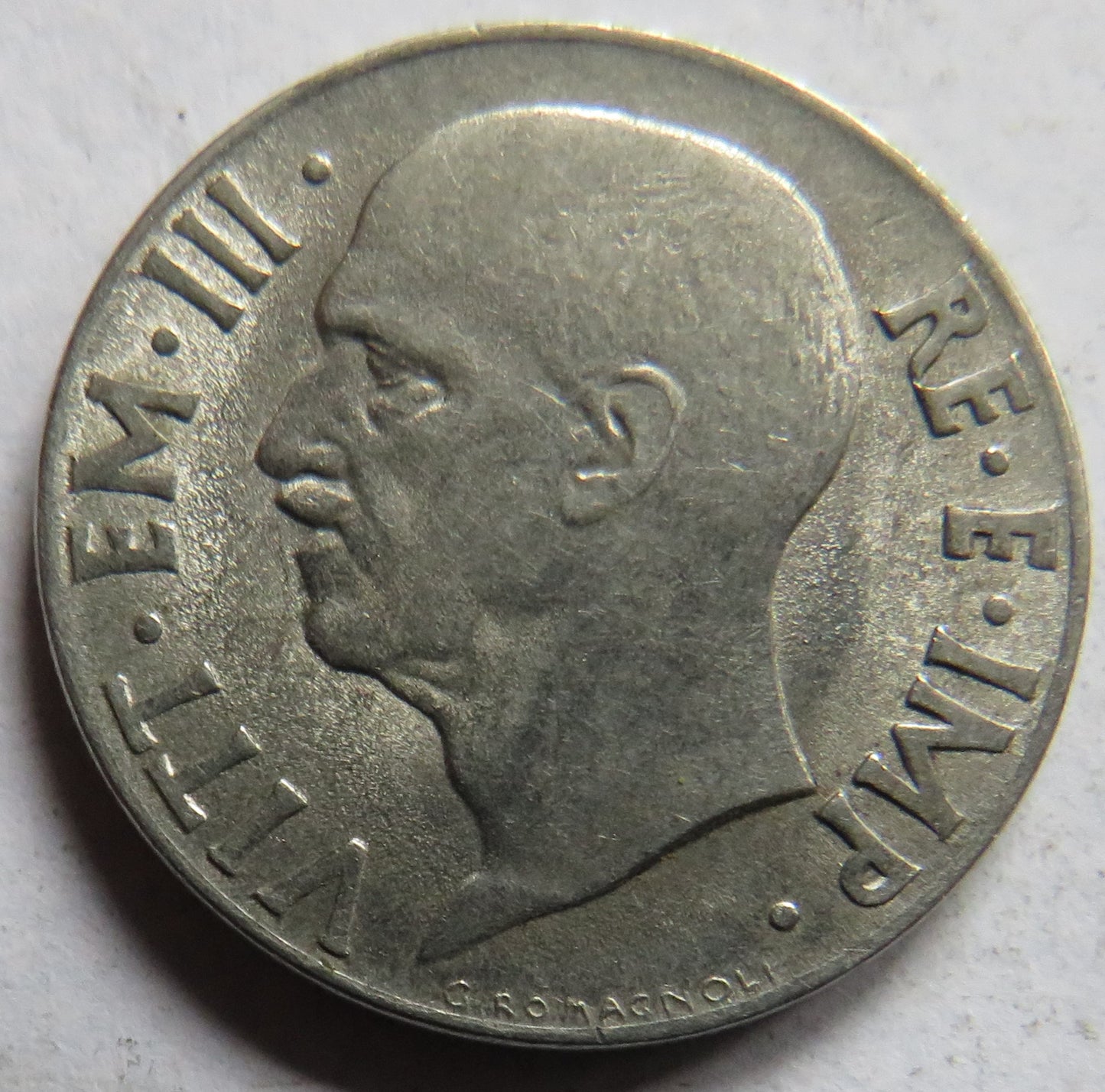 1940 Italy 20 Centesimi Coin
