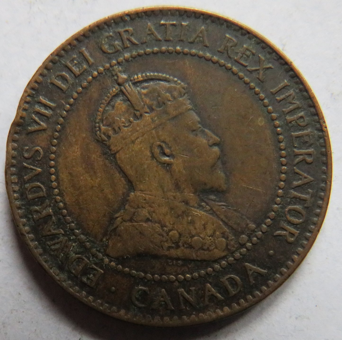 1903 King Edward VII Canada One Cent Coin