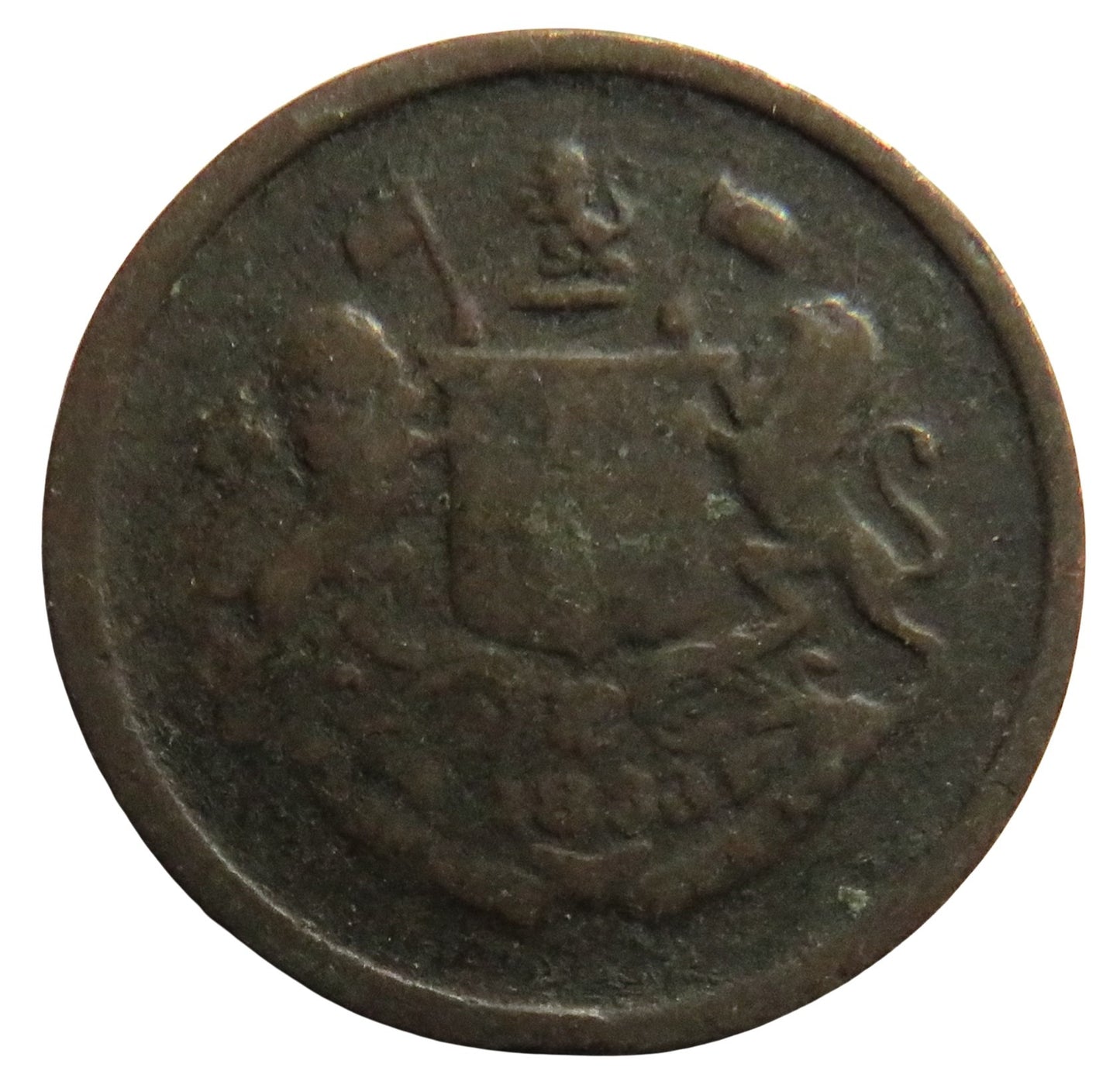 1833 Bombay Presidency (British India) One Pie Coin