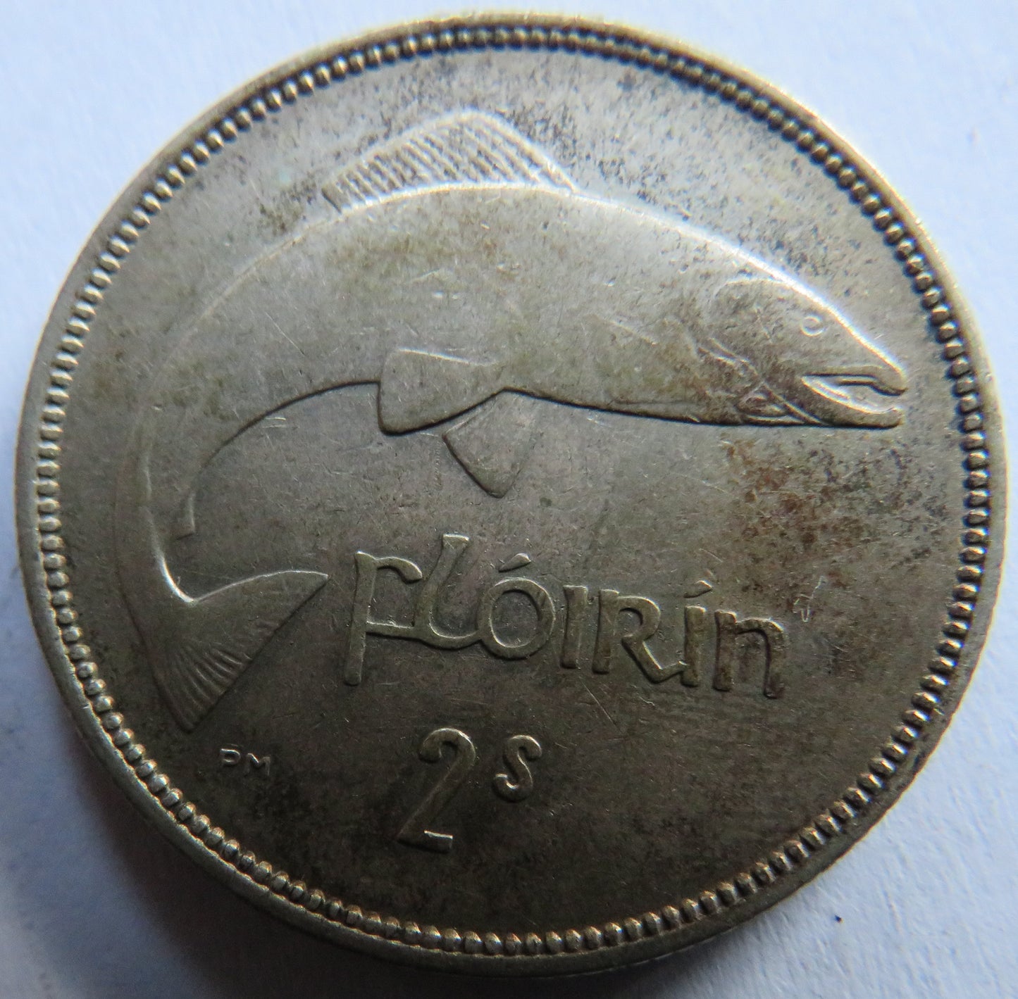1939 Ireland Eire Silver Florin / 2 Shillings Coin