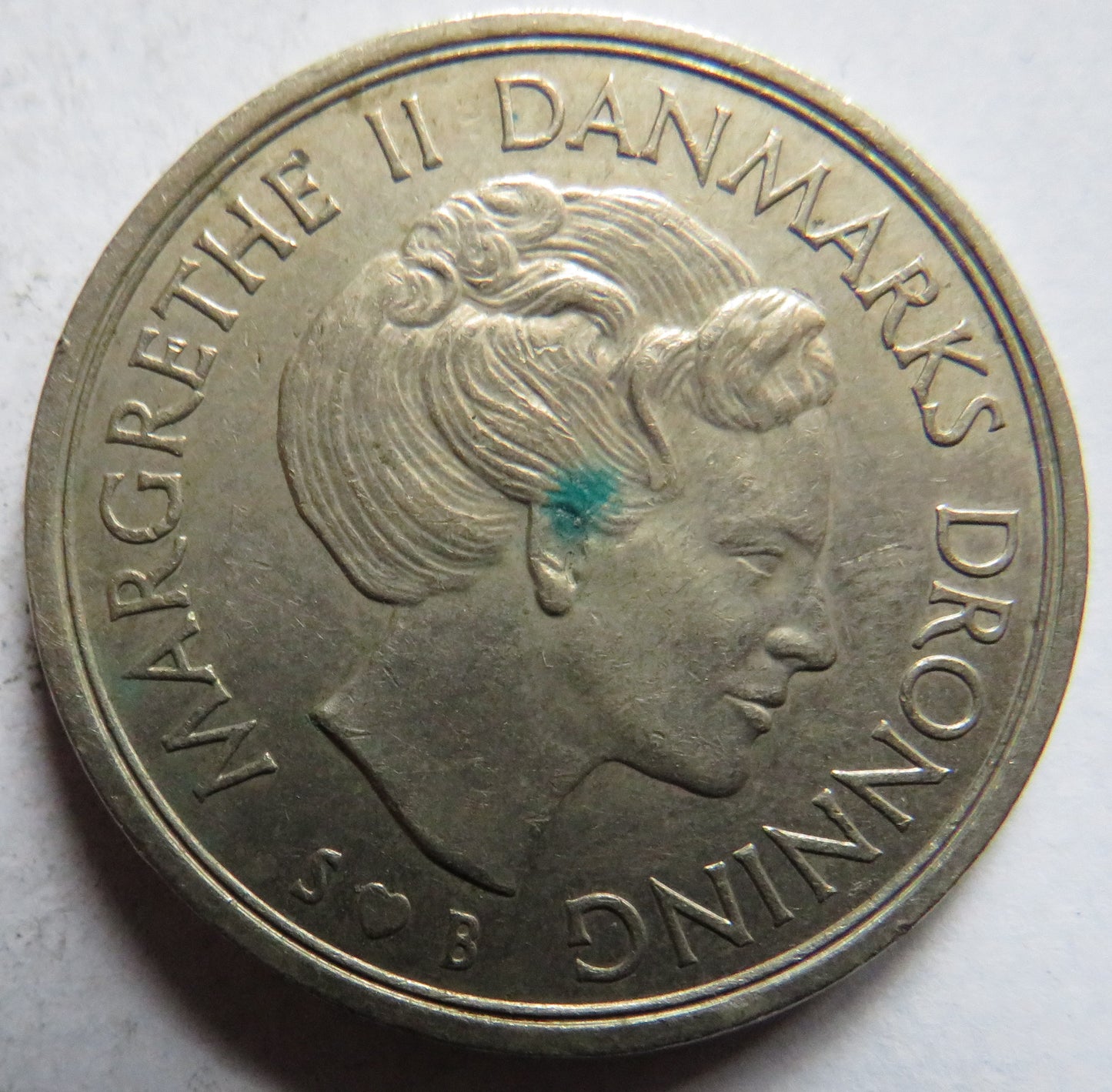 1973 Denmark 5 Kroner Coin