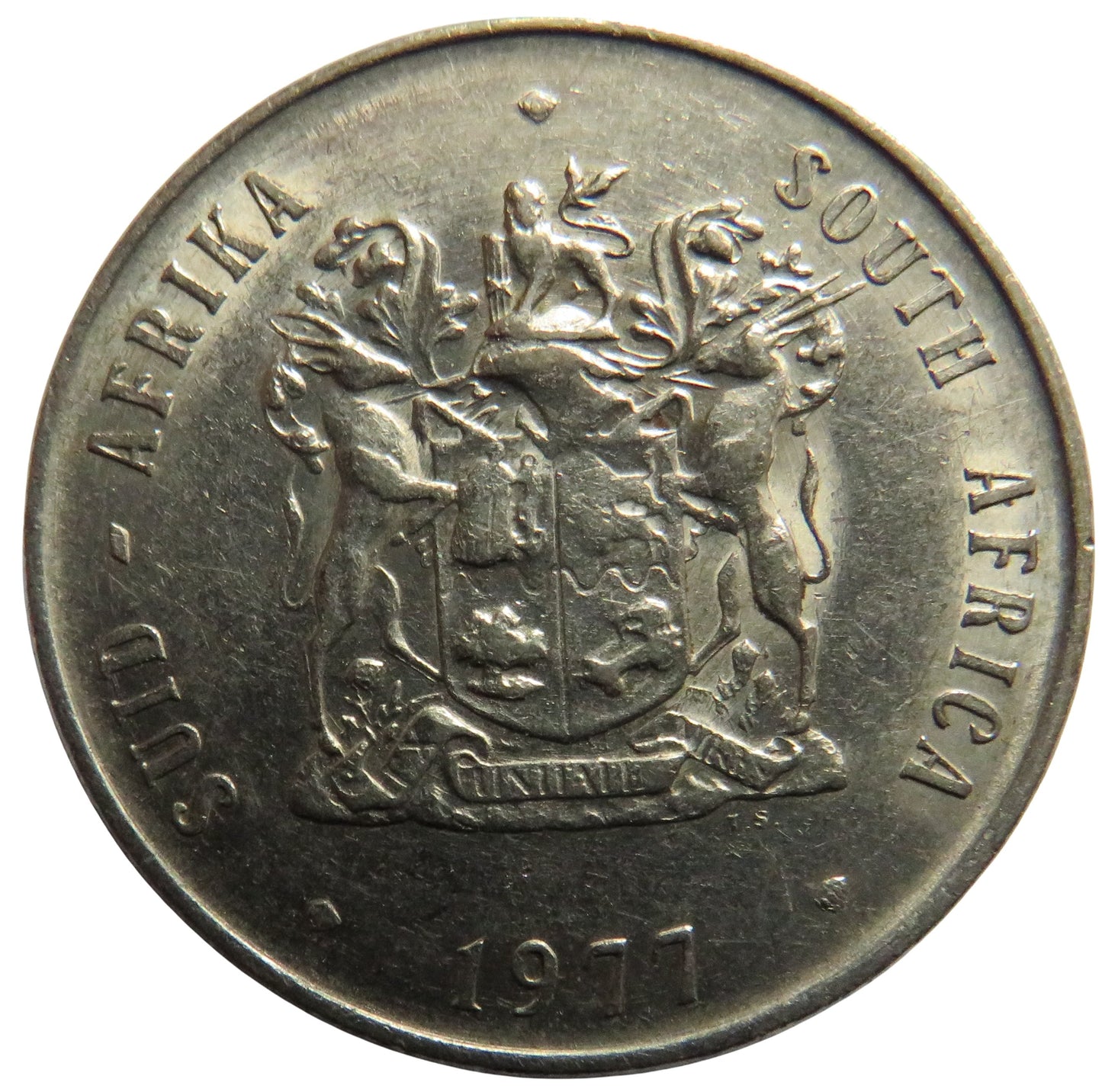 1977 South Africa One Rand Coin