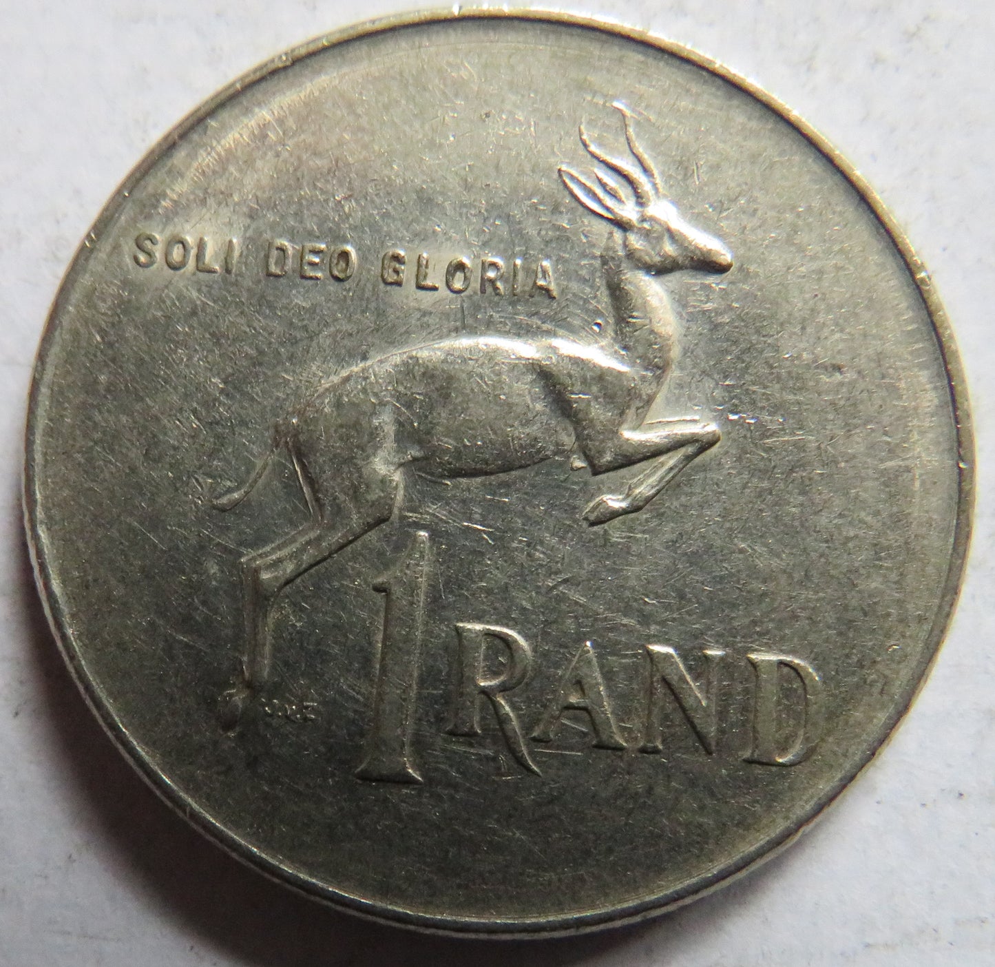1977 South Africa One Rand Coin