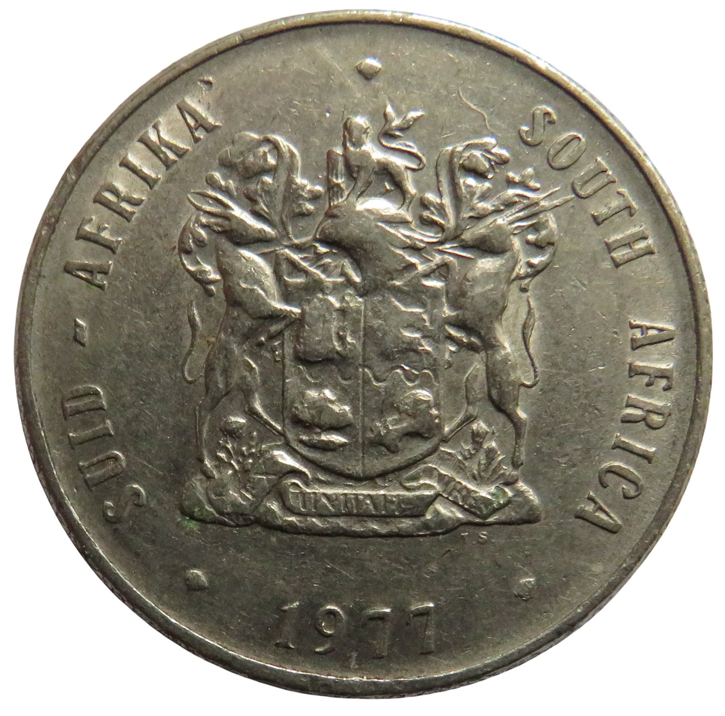 1977 South Africa One Rand Coin