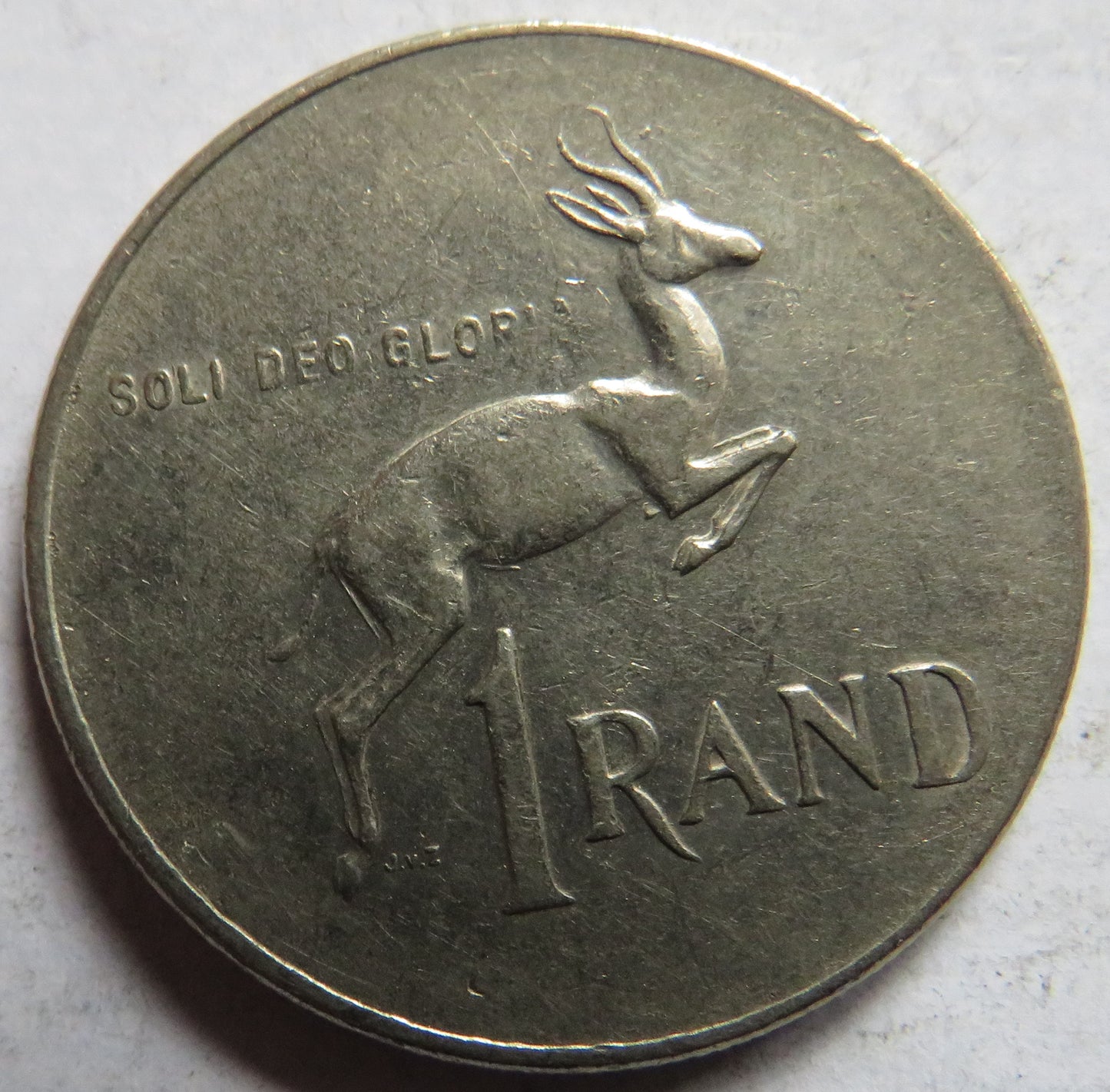 1977 South Africa One Rand Coin