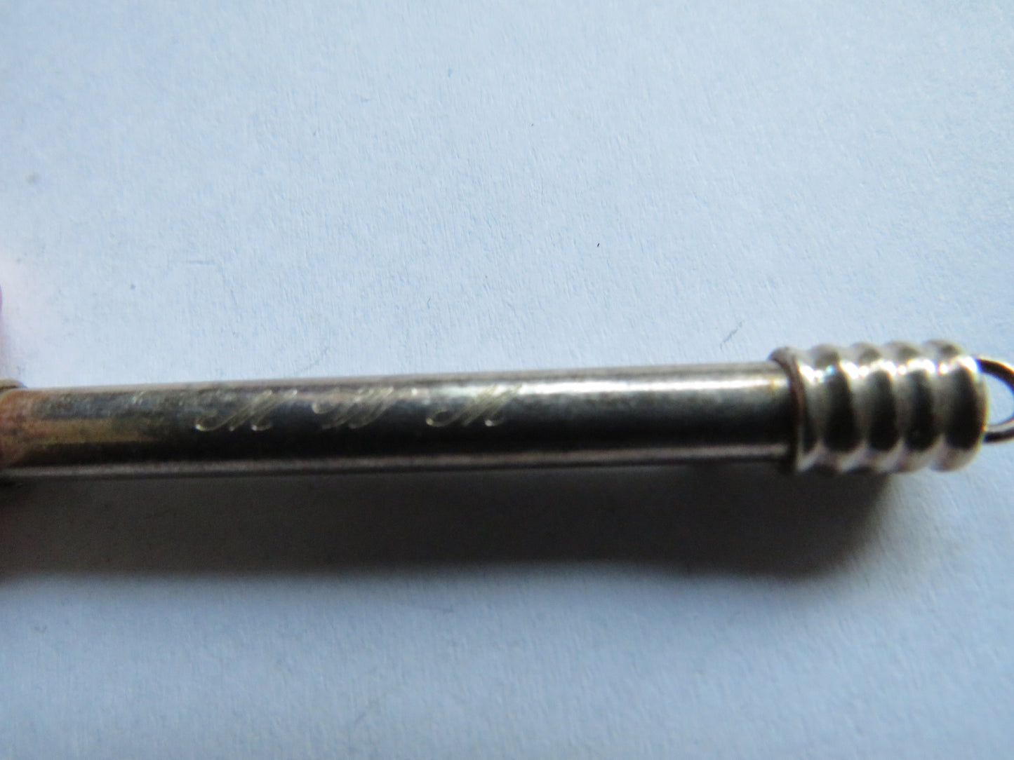 Antique Silver Propelling Tooth Pick