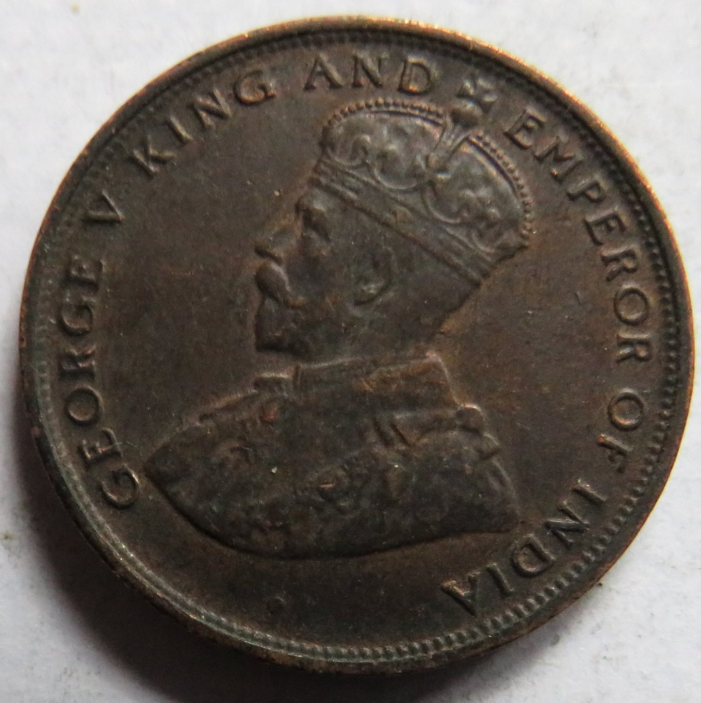 1920 King George V Ceylon One Cent Coin In Higher Grade