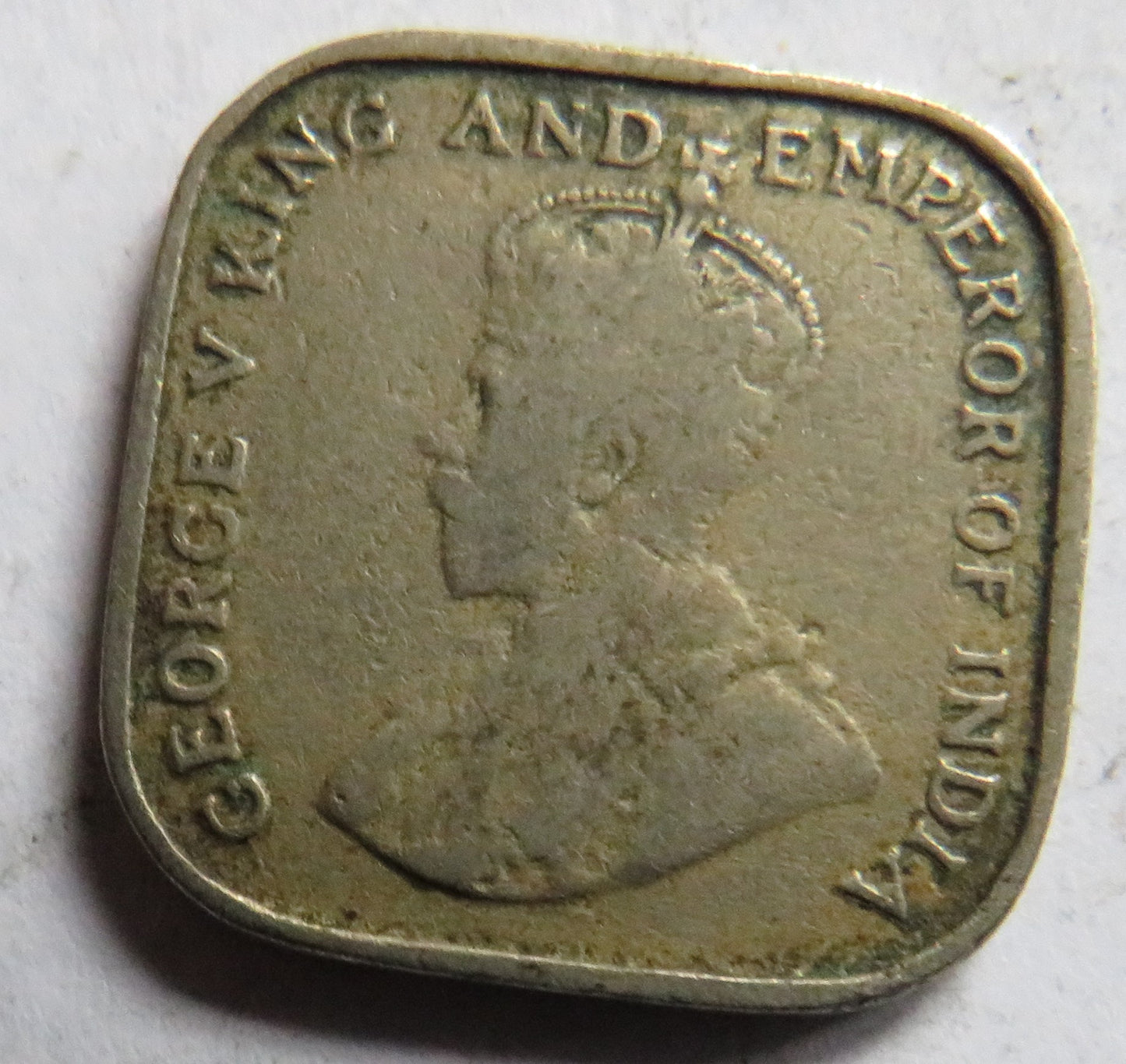 1920 King George V Ceylon 5 Cents Coin