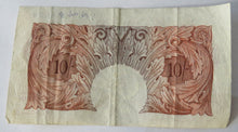 Load image into Gallery viewer, 1928 Bank of England 10 Ten Shillings Banknote C.P Mahon
