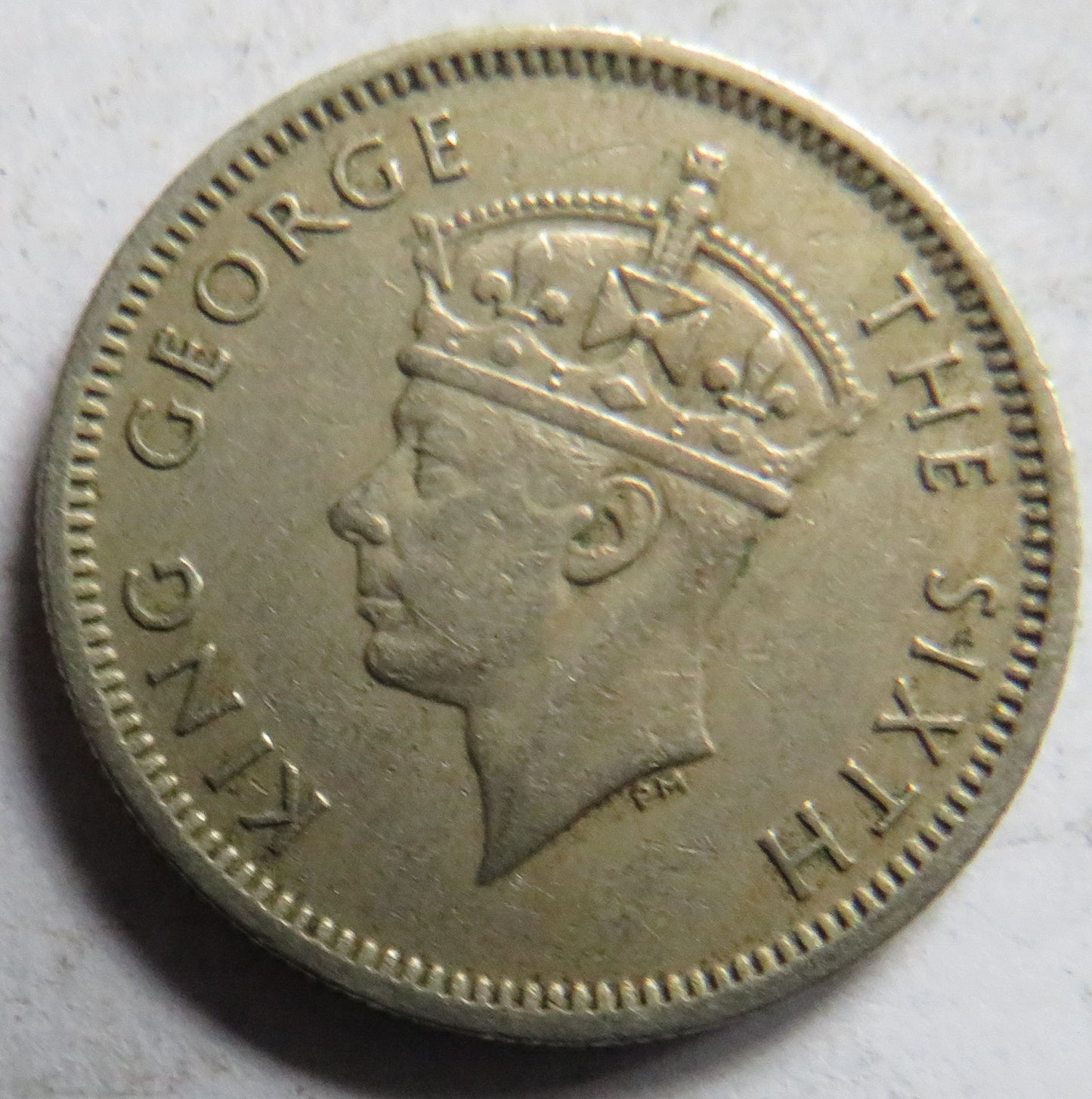 1950 King George VI Commissioners of Currency Malaya 10 Cents Coin