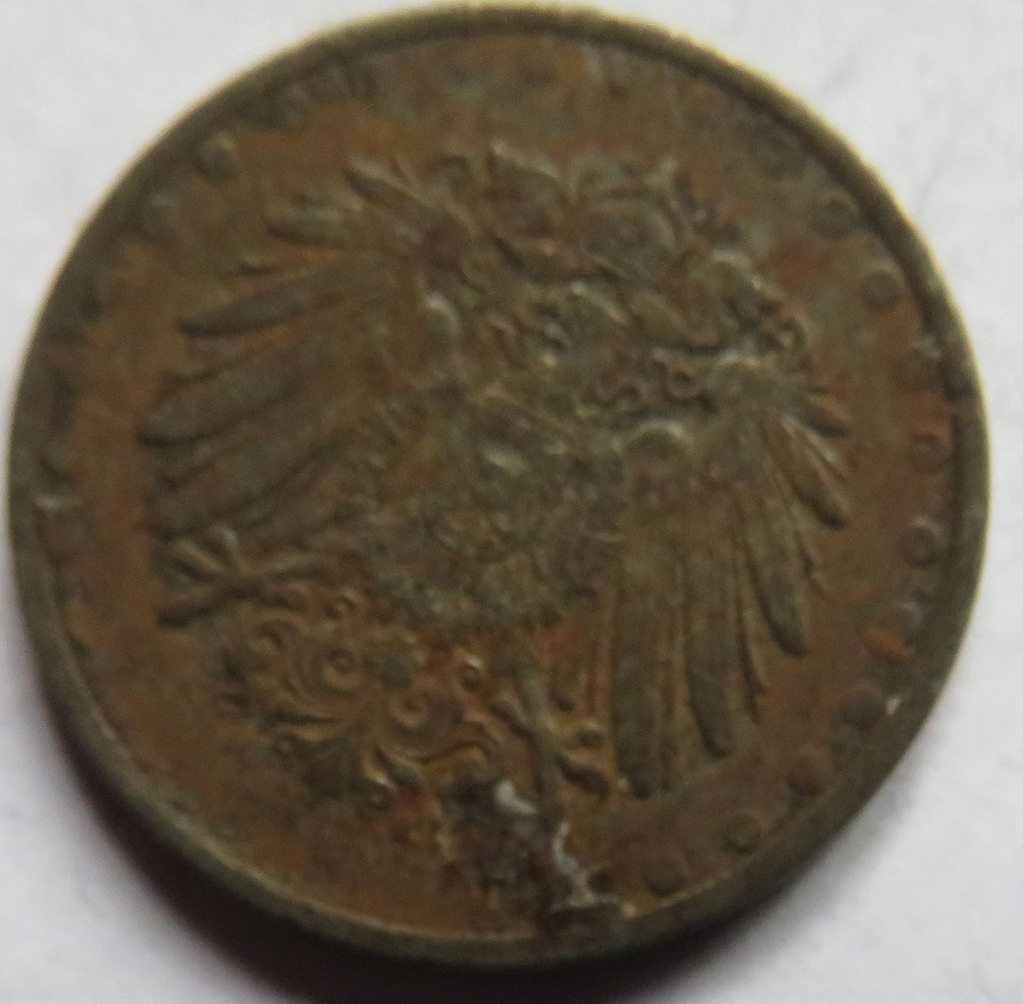 1916 Germany 10 Pfennig Coin