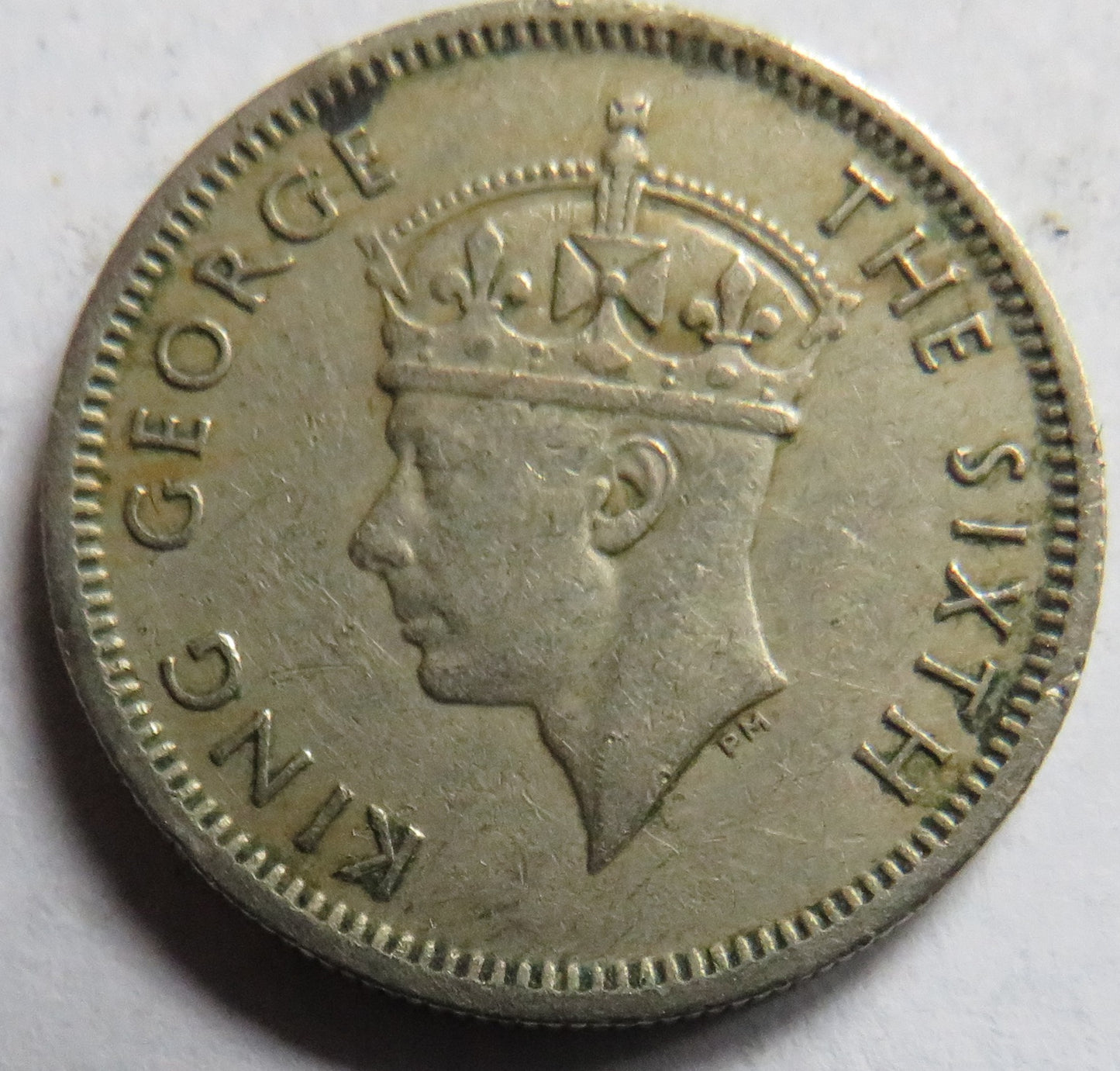 1950 King George VI Commissioners of Currency Malaya 10 Cents Coin