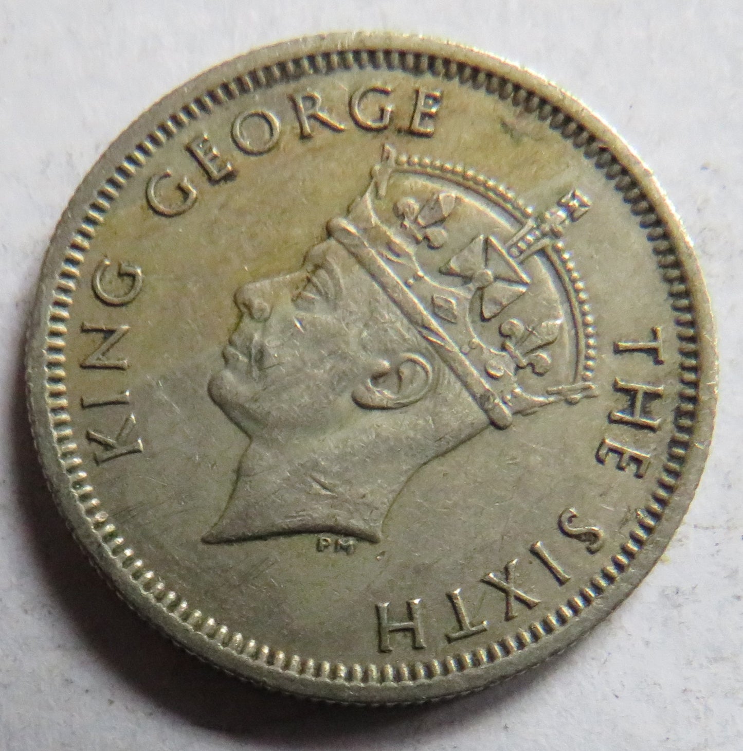 1950 King George VI Commissioners of Currency Malaya 10 Cents Coin