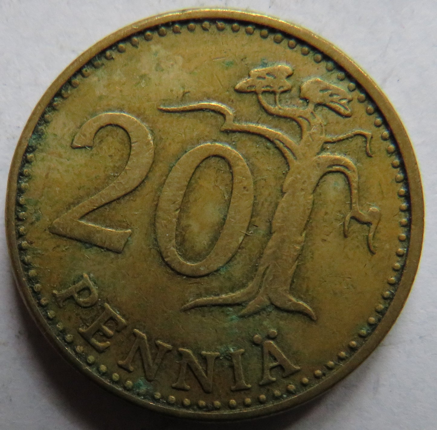 1963 Finland 20 Pennia Coin
