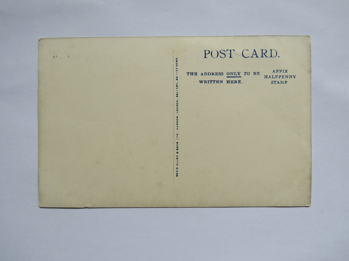 Vintage Postcard of The Beggar Girl's Wedding by Walter Melville, "Too Late!"