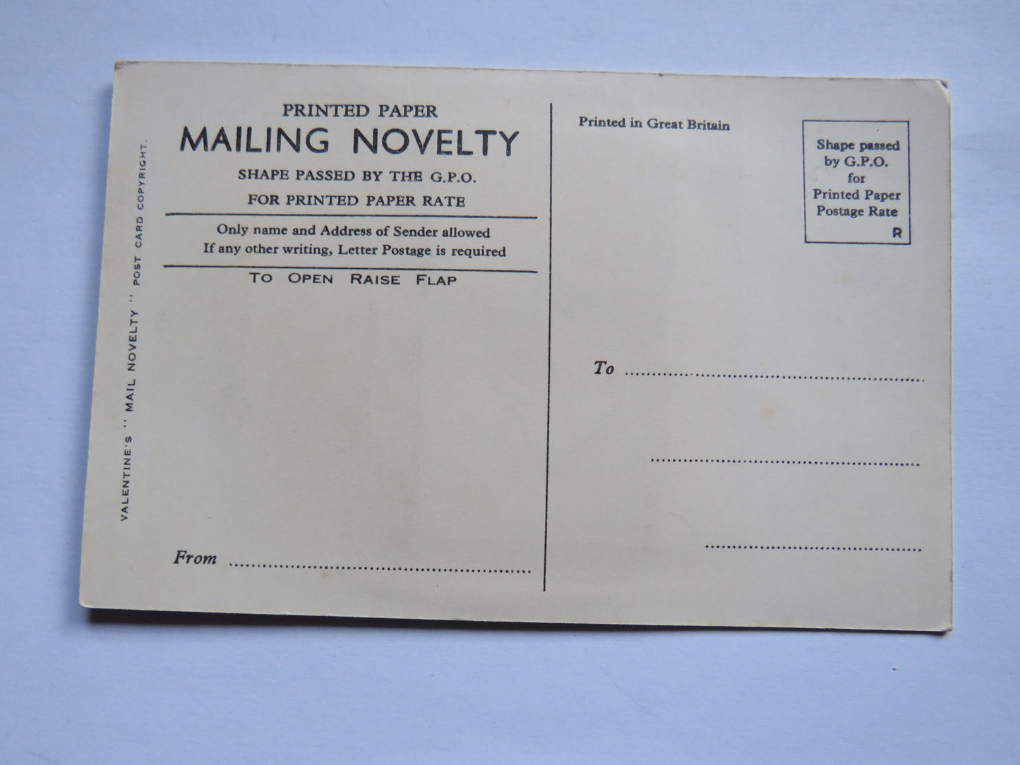 Vintage Postcard of A Small Scotch From Edinburgh With Pull Out Images