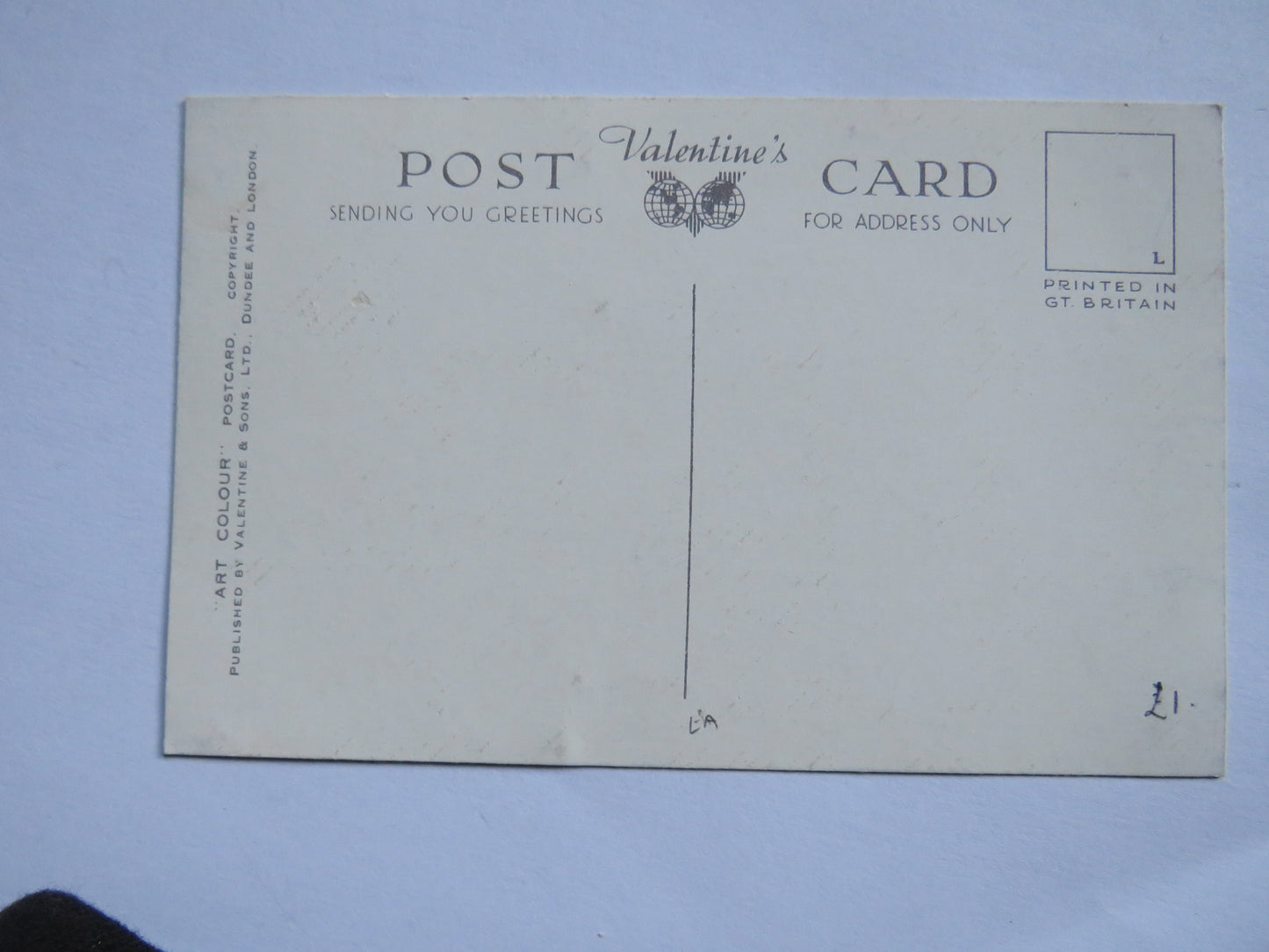 Vintage Postcard of Edinburgh Castle and National Gallery Fraser Tartan