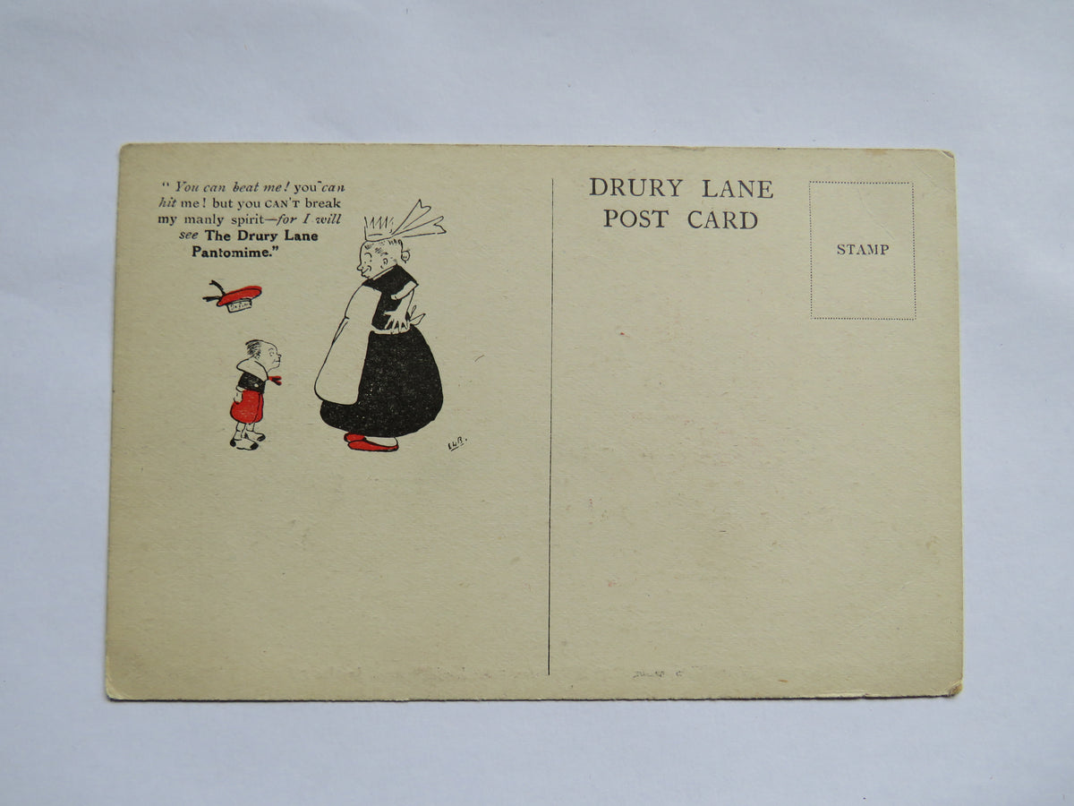 Vintage Postcard of Dick hears the Bells - "Turn again, Dick Whittington, thrice Lord Mayor of London!!! No. 5 - Drury Lane Post Card