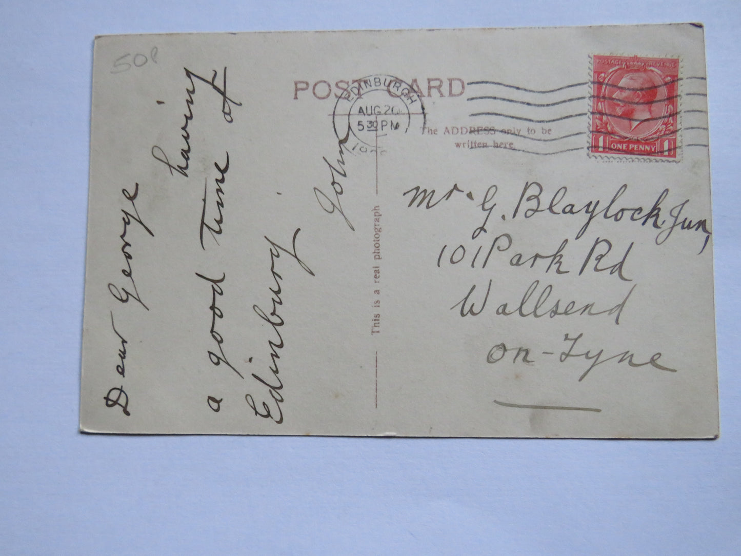 Vintage Multiview Postcard of Edinburgh