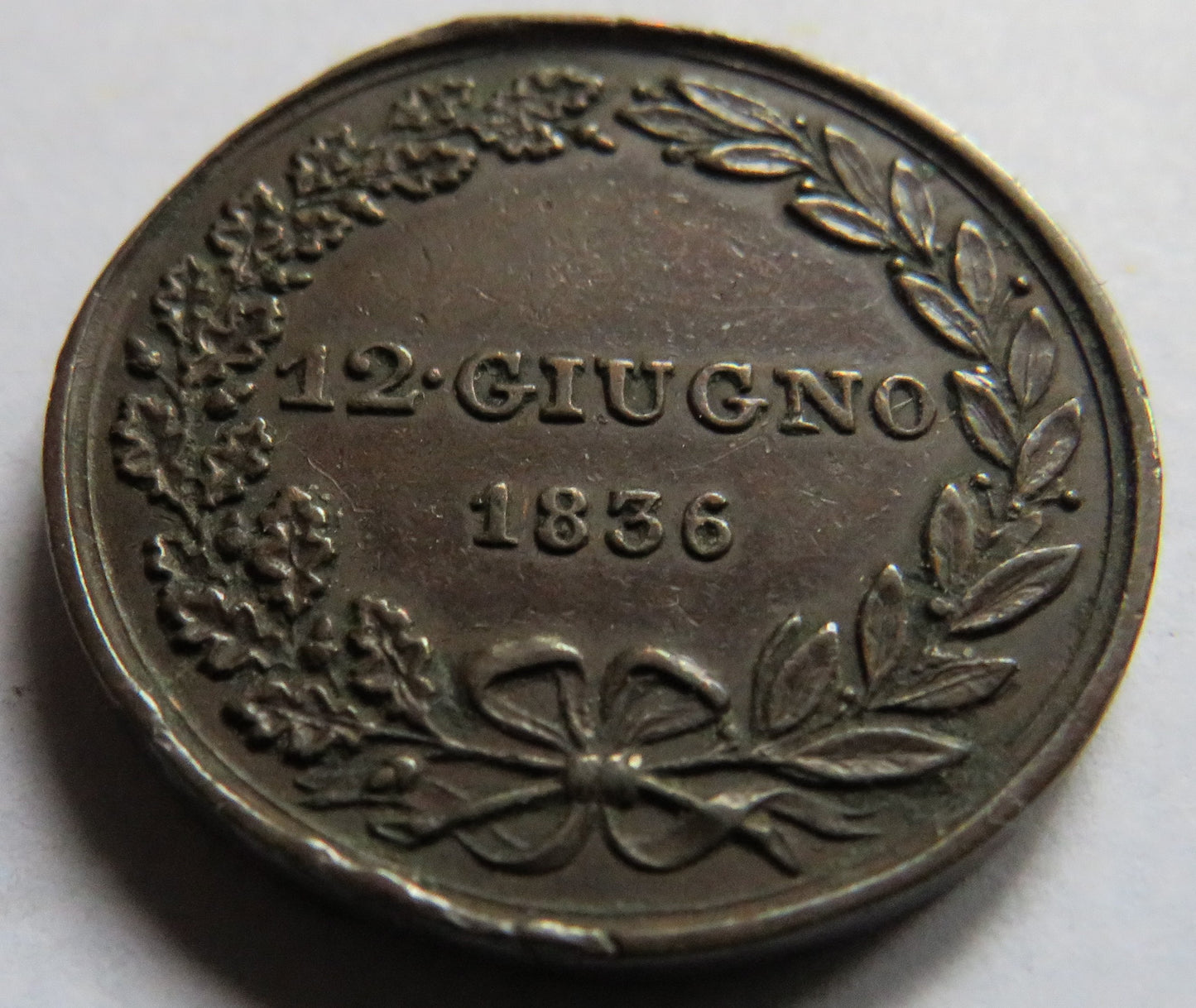 1836 Gregorivs XVI Pont.Max 12 Giugno Rare Papal Medal By Cerbara