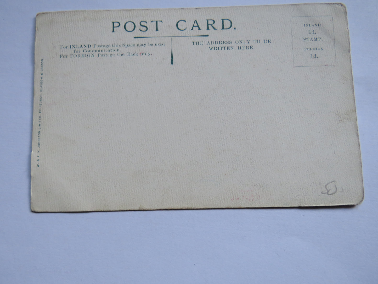 Vintage Postcard "Clan MacNicol" The Clan Tartan & Coat of Arms