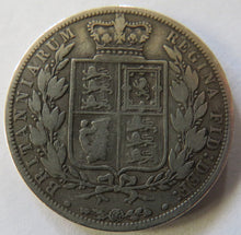 Load image into Gallery viewer, 1885 Queen Victoria Young Head Silver Halfcrown Coin

