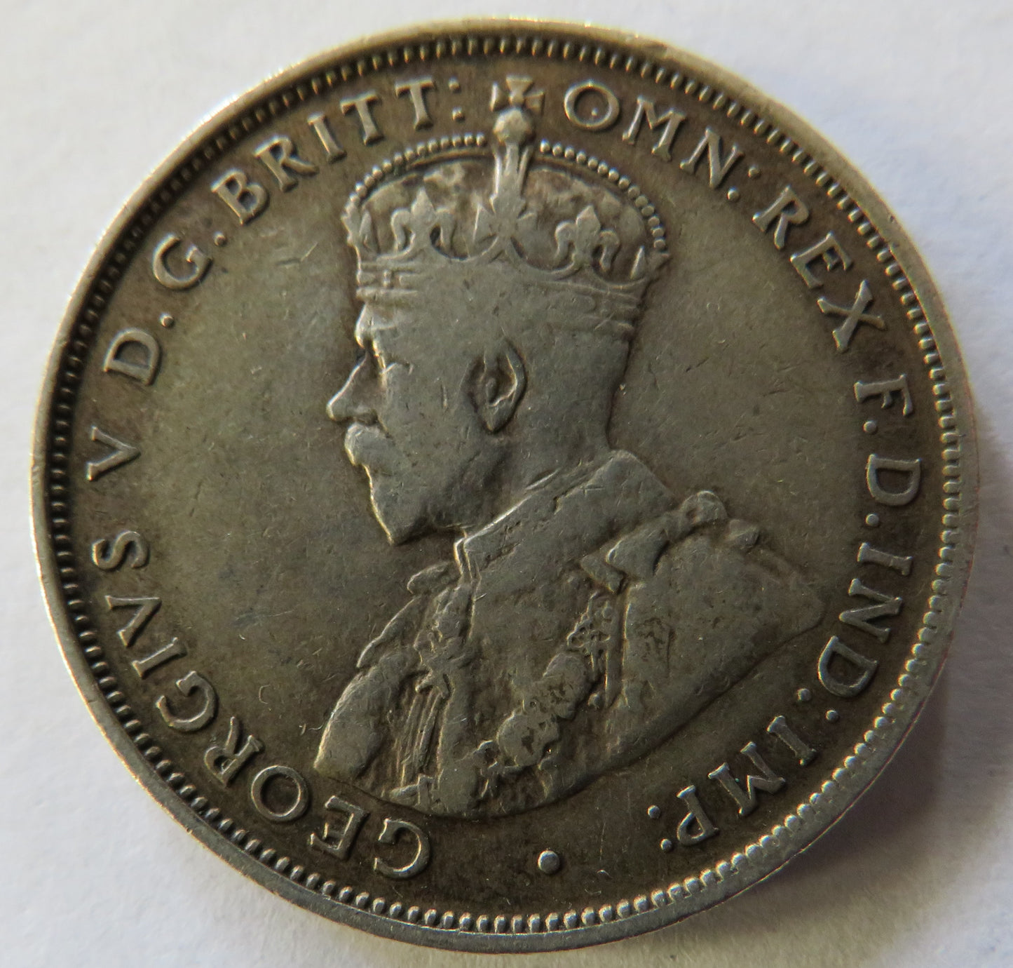 1912 King George V Australia One Florin / Two Shillings Coin