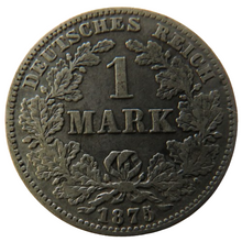 Load image into Gallery viewer, 1875-J Germany Silver One Mark Coin
