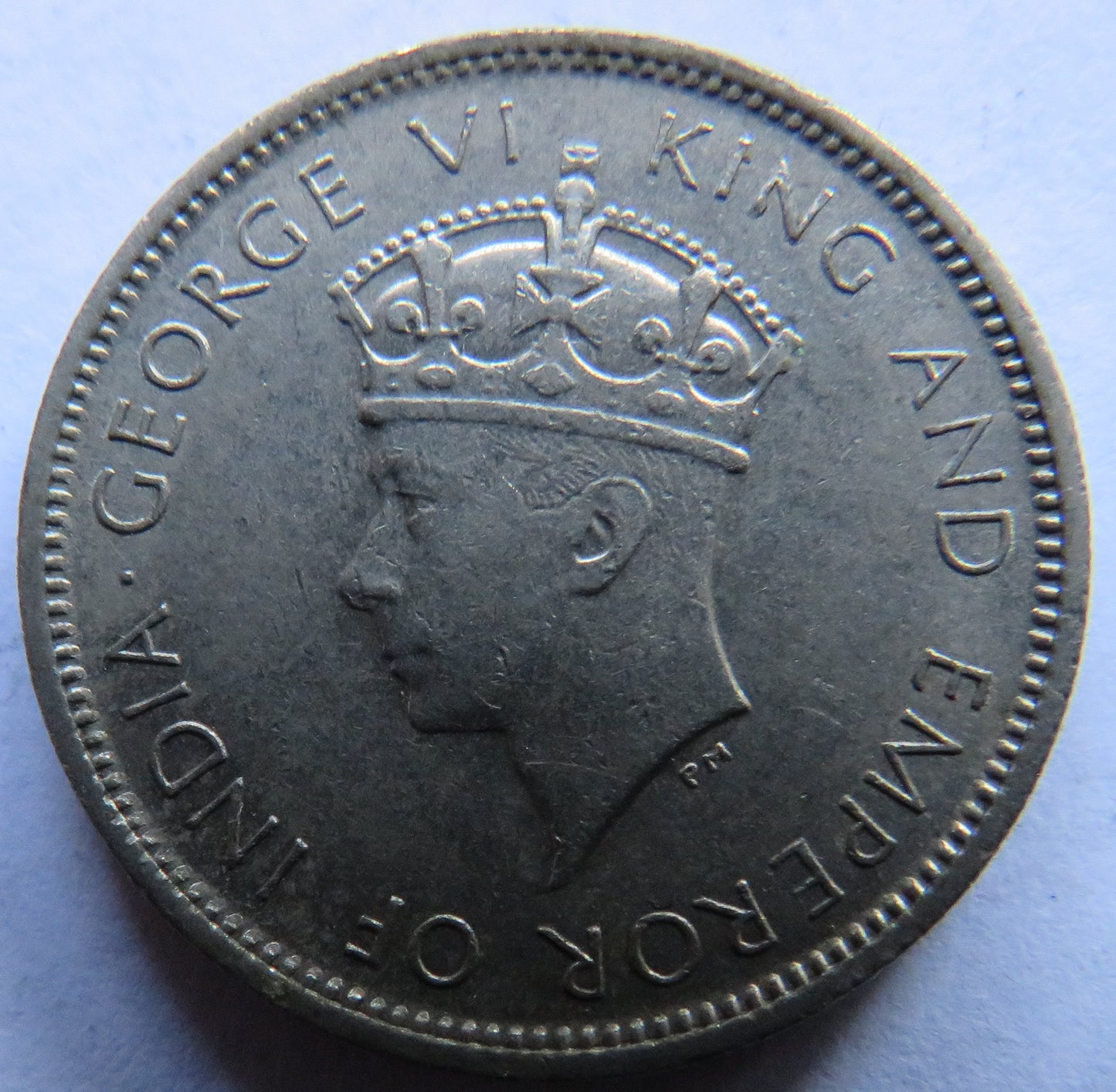 1937 King George VI Hong Kong 10 Cents Coin