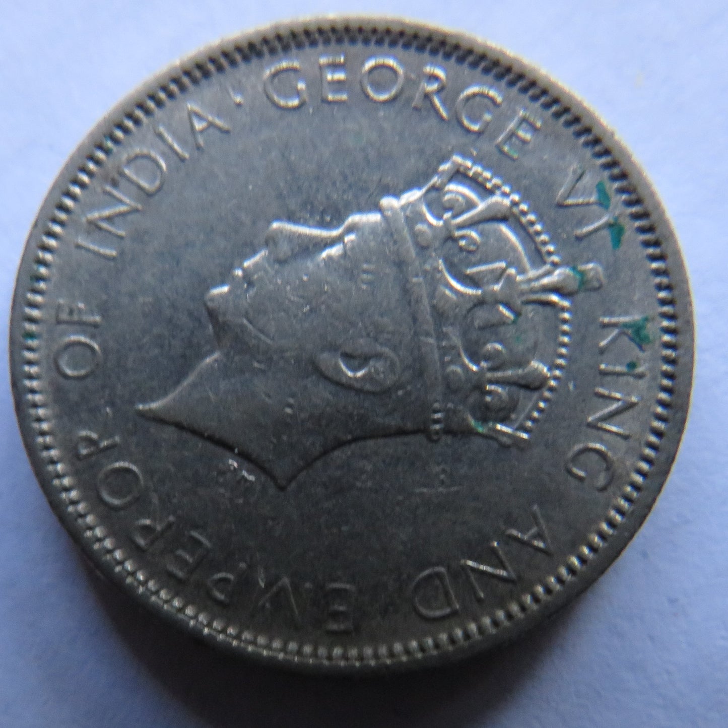 1937 King George VI Hong Kong 10 Cents Coin