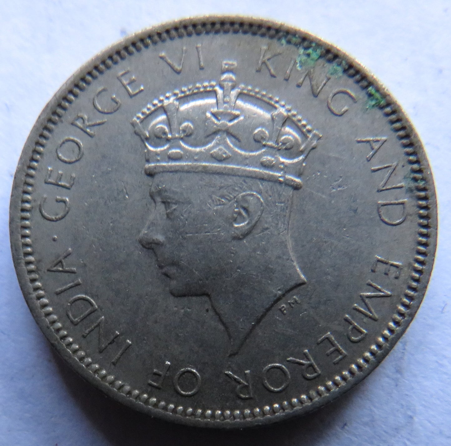 1937 King George VI Hong Kong 10 Cents Coin